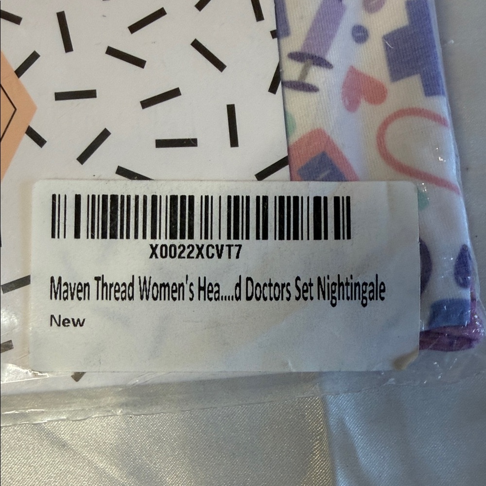 Maven Thread Multicolor Patterned Hair Scarf - Picture 2 of 7